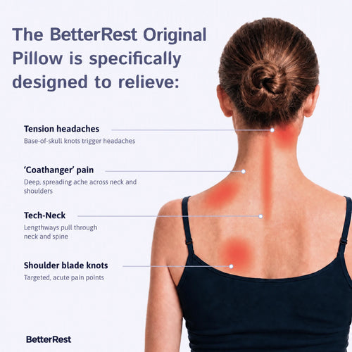 Original BetterRest® Pillow For Neck Pain - Deeper, Longer Sleep